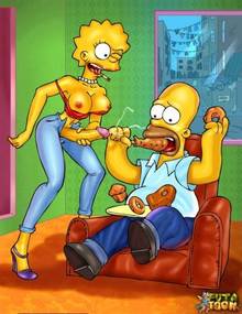 #pic544401: Homer Simpson – Lisa Simpson – The Simpsons – futa-toon