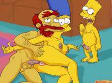 #pic542413: Bart Simpson – Groundskeeper Willie – Marge Simpson – The Simpsons – comics-toons