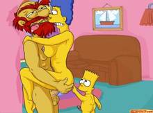 #pic542409: Bart Simpson – Groundskeeper Willie – Marge Simpson – The Simpsons – comics-toons