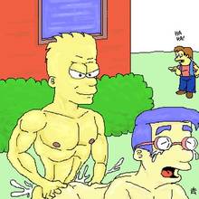 #pic537899: Bart Simpson – Milhouse Van Houten – Nelson Muntz – The Simpsons – Yoshi (artist)