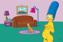 #pic535333: Marge Simpson – Mole – Santa’s Little Helper – The Simpsons