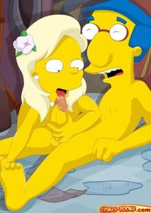 #pic662471: Greta Wolfcastle – Milhouse Van Houten – The Simpsons – comics-toons