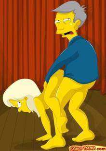 #pic662469: Greta Wolfcastle – Seymour Skinner – The Simpsons – comics-toons