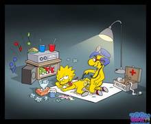 #pic655847: Lisa Simpson – Milhouse Van Houten – The Simpsons – Toon-Party