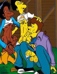 #pic645990: Carl Carlson – Homer Simpson – Lenny Leonard – The Simpsons – Victor Hodge