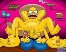 #pic645829: Homer Simpson – Patty Bouvier – Selma Bouvier – The Simpsons – Toon-Party