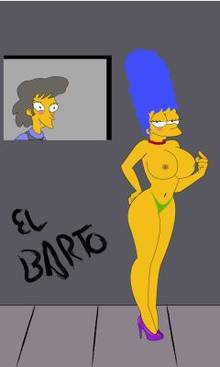 #pic513673: Helen Lovejoy – Marge Simpson – The Simpsons – el barto