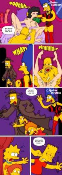 #pic499996: Bart Simpson – Homer Simpson – Lisa Simpson – Marge Simpson – Maude Flanders – Milhouse Van Houten – Modern Toons – The Simpsons – Todd Flanders