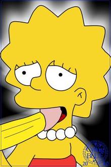 #pic473378: Cyborg Blue – Lisa Simpson – The Simpsons