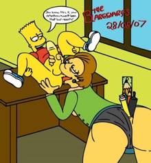 #pic116234: Bart Simpson – Edna Krabappel – The Simpsons – blargsnarf