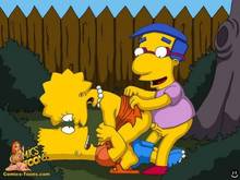#pic116209: Bart Simpson – Lisa Simpson – Milhouse Van Houten – The Simpsons
