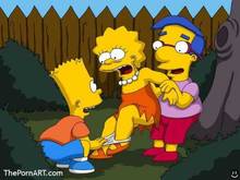 #pic116207: Bart Simpson – Lisa Simpson – Milhouse Van Houten – The Simpsons