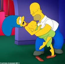 #pic680380: Homer Simpson – Marge Simpson – The Simpsons – cartoon avenger