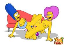 #pic678612: Marge Simpson – Selma Bouvier – The Simpsons – xl-toons