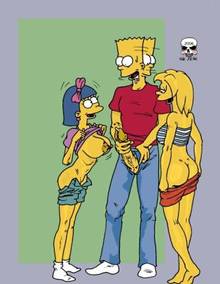 #pic244049: Bart Simpson – Lisa Simpson – Sherri – Terri – The Fear – The Simpsons
