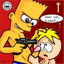 #pic113668: Bart Simpson – Leopold Butters Stotch – South Park – The Simpsons – crossover – kg13
