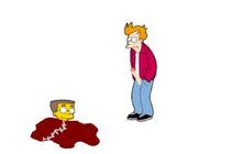 #pic239466: Fry – Futurama – The Simpsons – Waylon Smithers – crossover