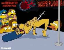 #pic222284: Barney Gumble – Chief Wiggum – Cosmic – Lenny Leonard – Marge Simpson – Ned Flanders – Seymour Skinner – The Simpsons – Waylon Smithers