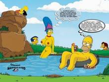 #pic222268: Bart Simpson – Cosmic – Homer Simpson – Marge Simpson – Milhouse Van Houten – Nelson Muntz – The Simpsons