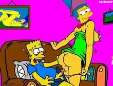 #pic222246: Bart Simpson – Cosmic – Dagger (Artist) – Marge Simpson – The Simpsons