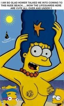 #pic222198: Bart Simpson – Cosmic – Homer Simpson – Marge Simpson – Milhouse Van Houten – The Simpsons
