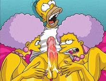 #pic1213165: Homer Simpson – Patty Bouvier – Selma Bouvier – The Simpsons – animated