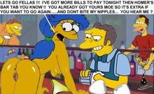 #pic222126: Barney Gumble – Cosmic – Lenny Leonard – Marge Simpson – Moe Szyslak – The Simpsons