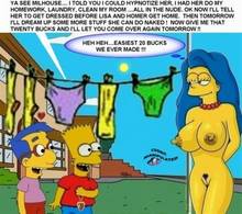 #pic222118: Bart Simpson – Marge Simpson – Milhouse Van Houten – The Fear – The Simpsons – cosmanip