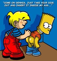 #pic217637: Bart Simpson – Dennis Mitchell – Dennis the Menace – Ekuhvielle – The Simpsons