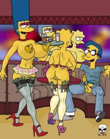 #pic217286: Lisa Simpson – Marge Simpson – Milhouse Van Houten – The Fear – The Simpsons