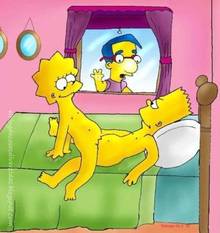 #pic198819: Bart Simpson – Lisa Simpson – Milhouse Van Houten – The Simpsons