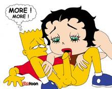 #pic184069: Bart Simpson – Betty Boop – The Simpsons – animated – crossover – sextoon