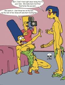 #pic180388: Bart Simpson – Marge Simpson – Milhouse Van Houten – The Fear – The Simpsons