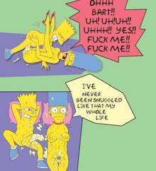 #pic180127: Bart Simpson – Fluffy – Marge Simpson – The Simpsons