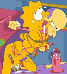 #pic10886: Lisa Simpson – Montgomery Burns – The Simpsons