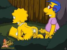 #pic10858: Bart Simpson – Lisa Simpson – Milhouse Van Houten – The Simpsons – comics-toons