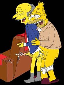 #pic4794: Abraham Simpson – Montgomery Burns – The Simpsons