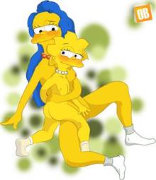 #pic80281: Lisa Simpson – Marge Simpson – Orange Box – The Simpsons